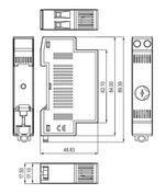 Термостат NT42-F (NO)