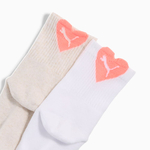 Женские носки PUMA Heart, комплект из 2 пар. - PUMA