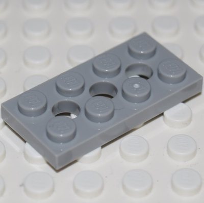Lego Плитка 2x4 3x R4.9 (серая) 4211444