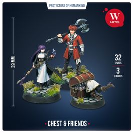 Комплект миниатюр Chest & Friends