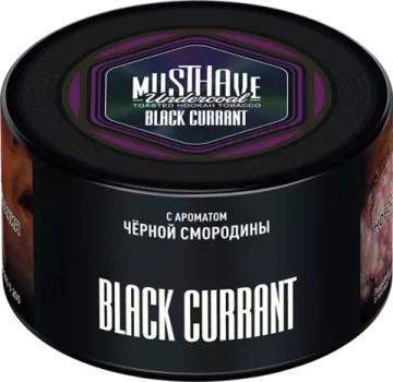 Табак для кальяна Must Have Undercoal 25г Black Currant (Черная смородина)