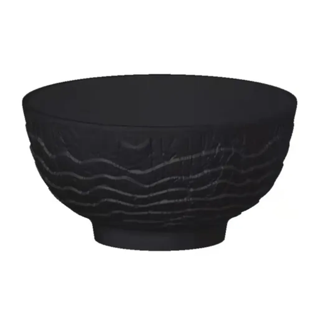 Соусник 150 мл d 9,8 см h5 см круглый емкость для закусок фарфор Black Raw Wood P.L. [4]