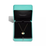 Подвеска из жёлтого золота 18k с красной эмалью, Tiffany ⚜️ Love return T&Co.