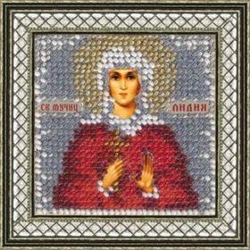 "Икона Св.Муч.Лидия Иллирийская"-036ПМИ  вышивка