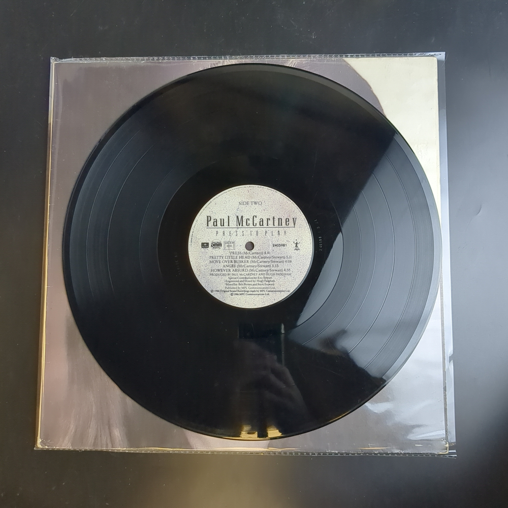 LP Paul McCartney - Press to Play. Зарубежный рок. Виниловая пластинка 12 дюймов. Europe (Holland) 1986 год