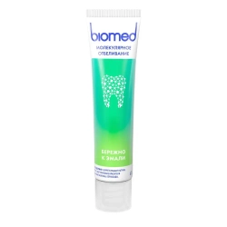 Biomed HEALTHYWHITE Зубная паста Отбеливание и восстановление эмали, Свежий огурец и Мята, 65г., блок 12шт., Биомед