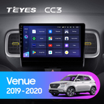 Teyes CC3 9" для Hyundai Venue 2019-2020