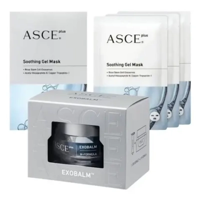 ASCE Soothing Gel Mask + Exobalm ExoCoBio | Маски и пудра+крем с экзосомами