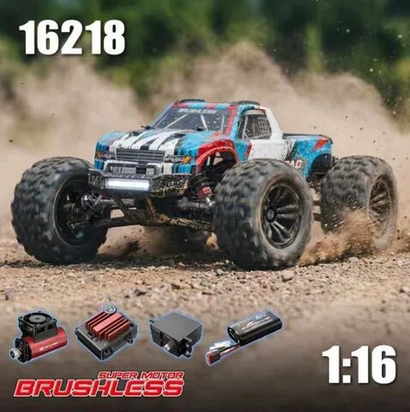 Радиоуправляемый внедорожник MJX Hyper Go 4WD Brushless MEW4 Truck 1:16 - MJX-16218