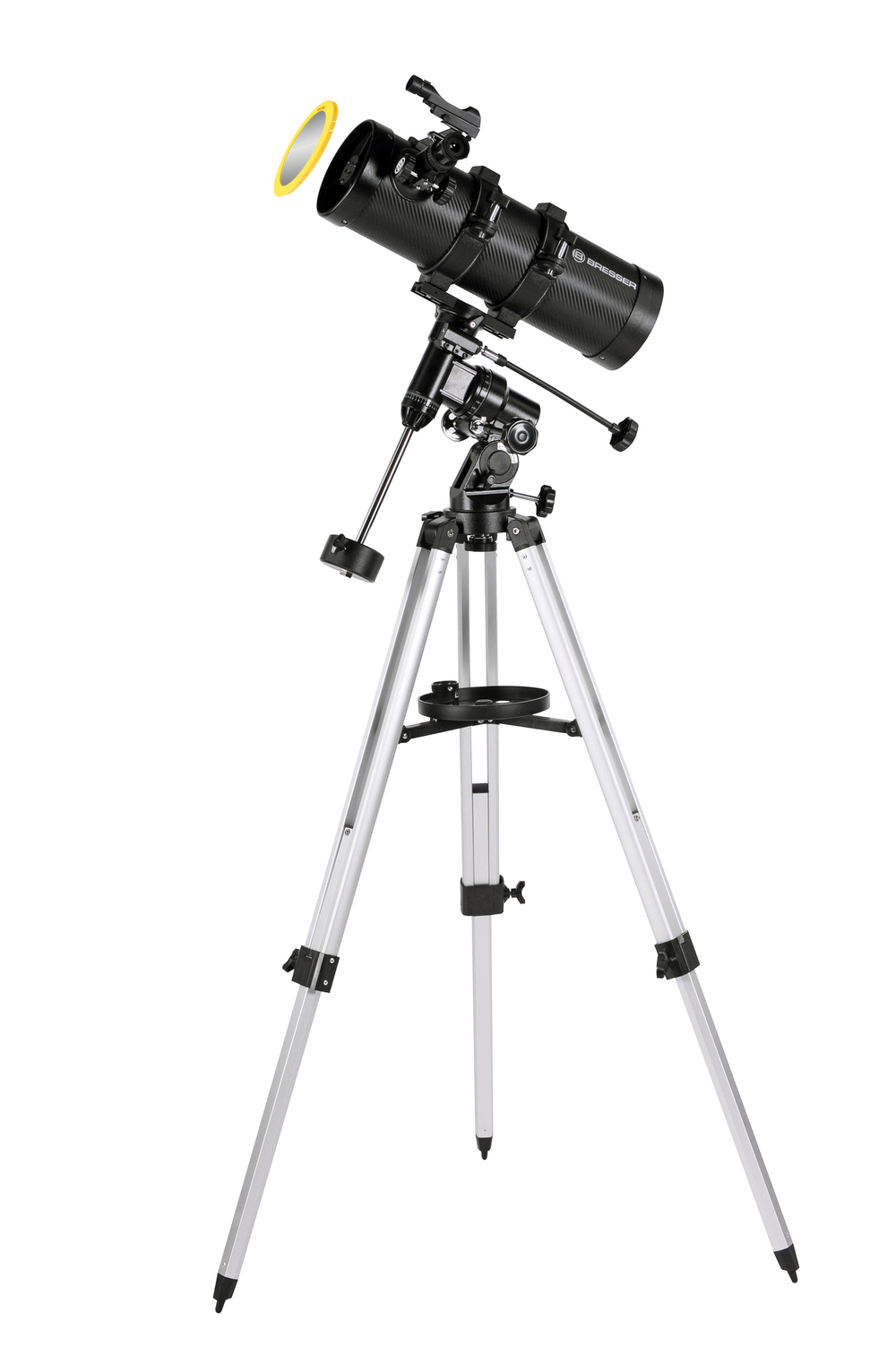 Телескоп Bresser Pluto II EQ 114/500 EQ с адаптером для смартфона
