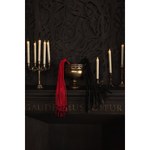 Плетёный флоггер Scandal из натуральной кожи (черный)