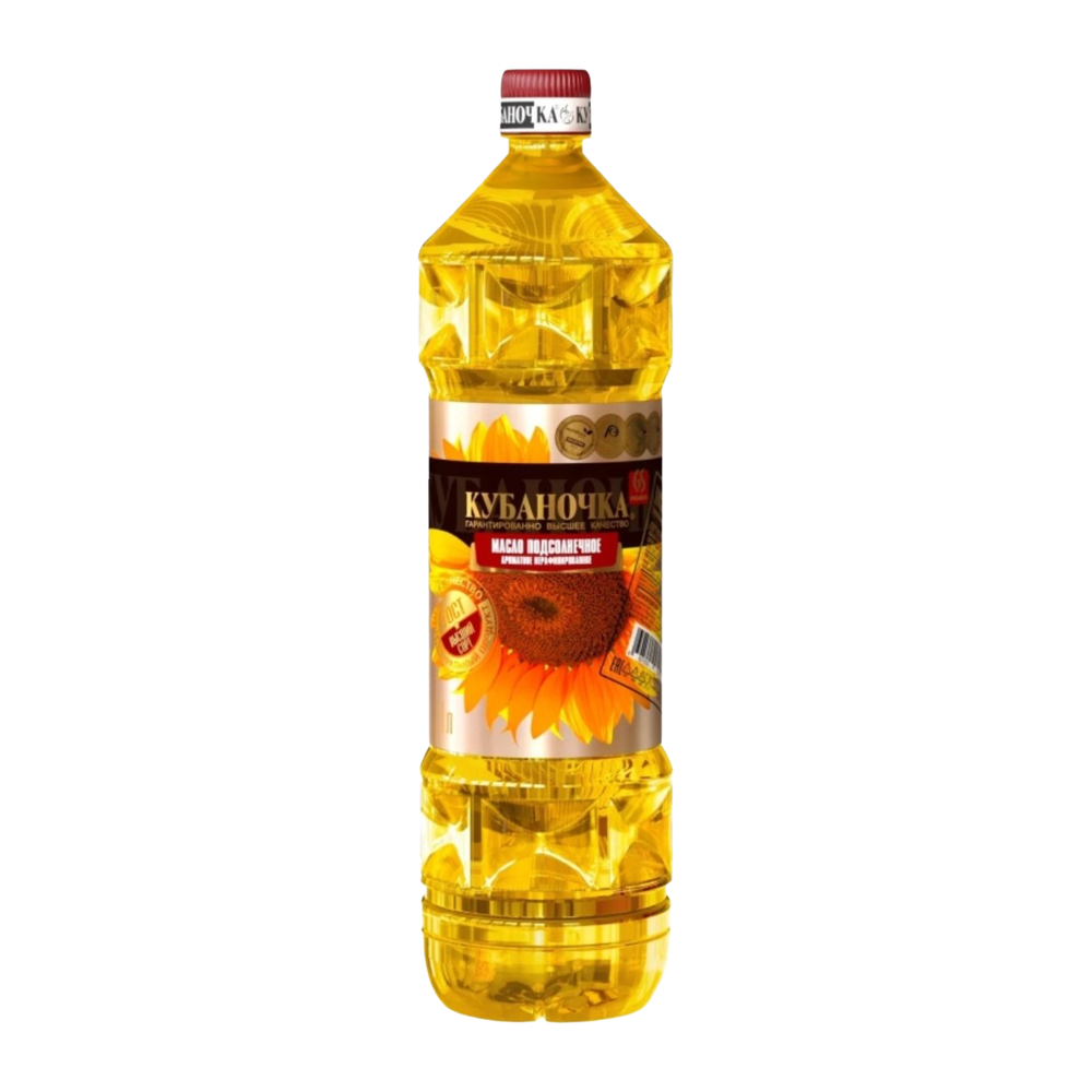Масло Кубаночка НеРафинированное 1 л