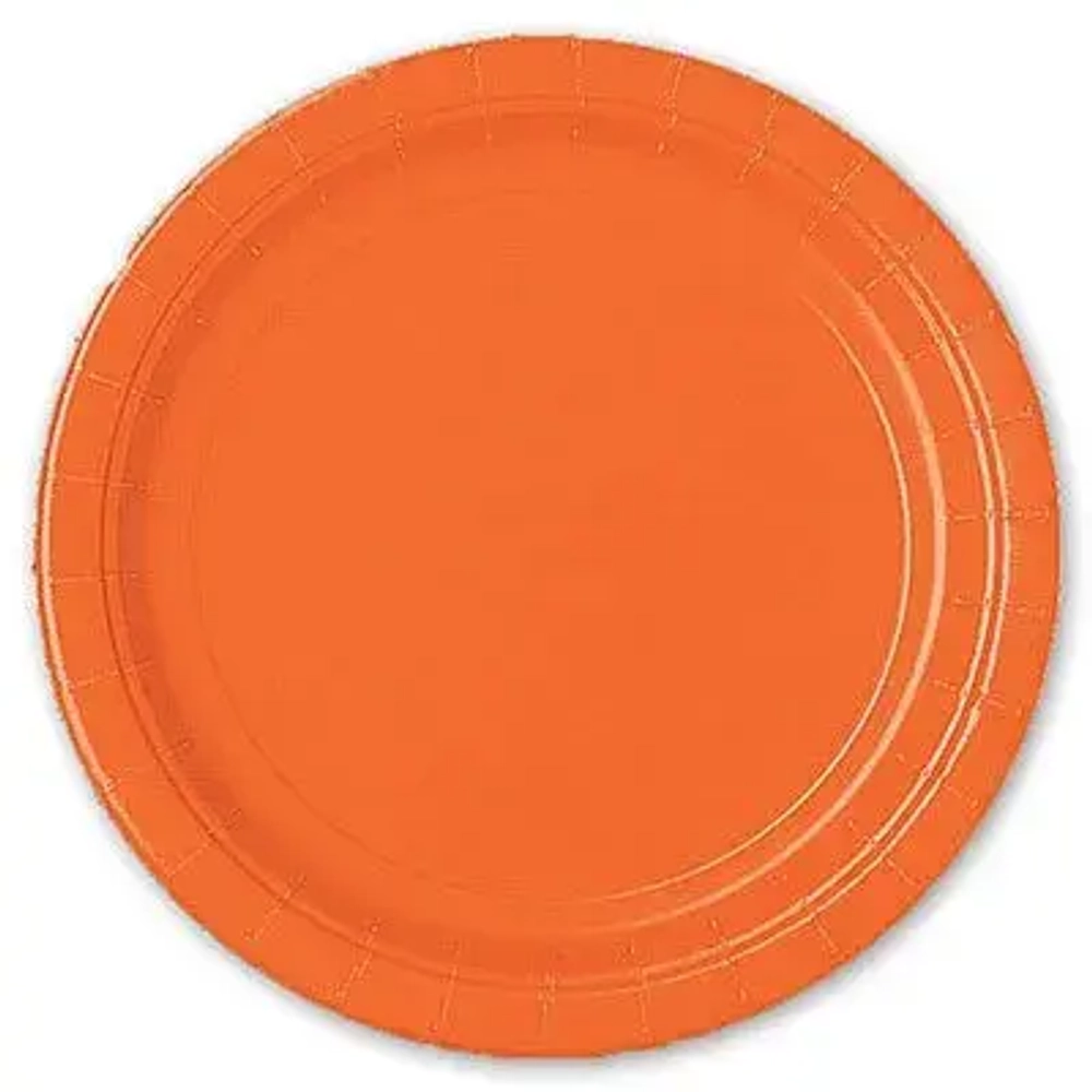 Тарелки Orange Peel бумажные 17см 8шт