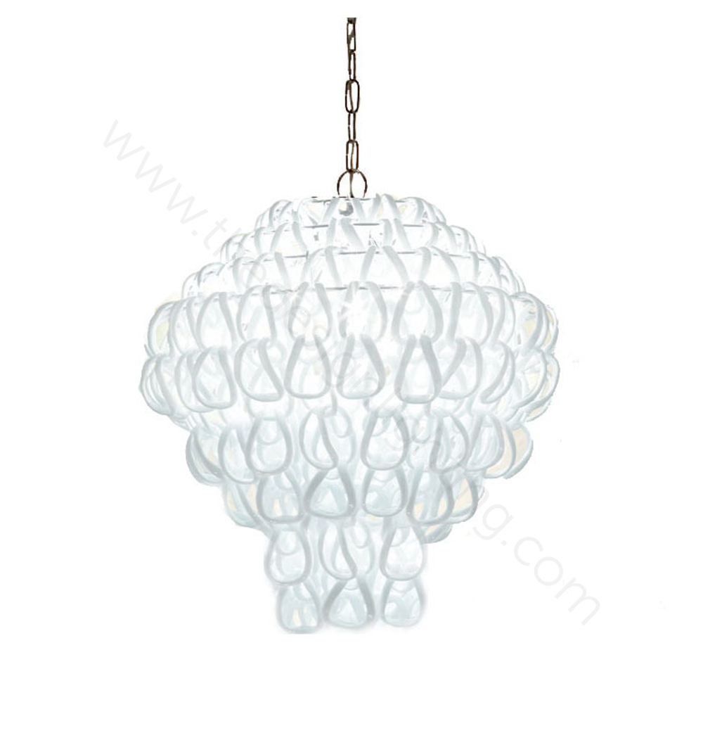 Pendant design lamp Giogali SP 80 A by Vistosi (White)