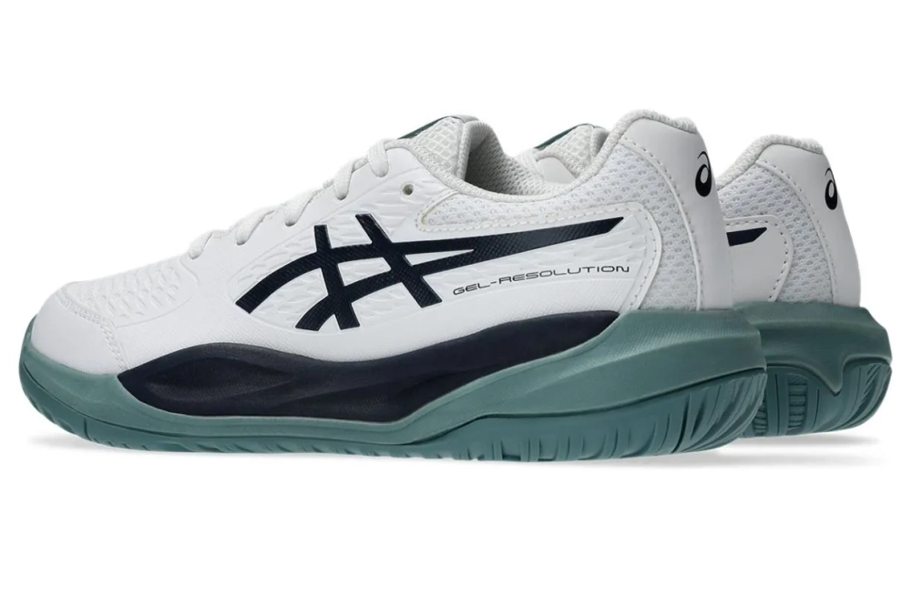 Детские теннисные кроссовки Asics Gel-Resolution X GS - white/midnight
