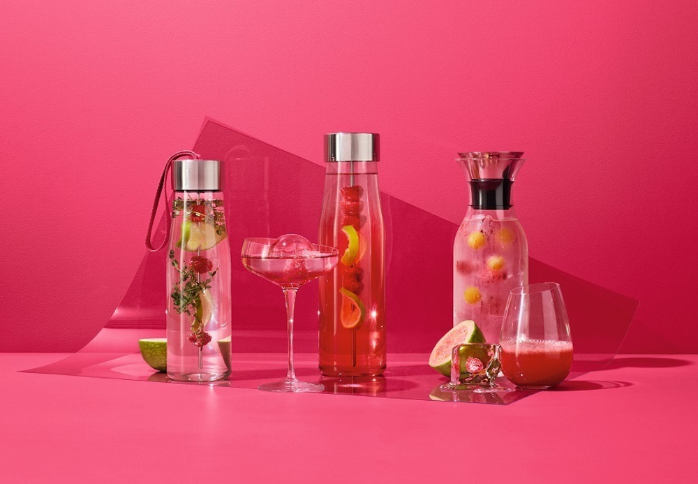 Бутылка для воды myflavour 750 мл розовая