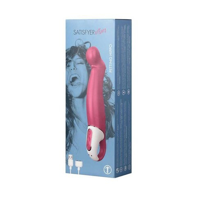 Вибратор Satisfyer Vibes Petting Hippo (12 режимов ) (Цвет: красный)
