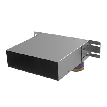 Provent VPU 300×90/75×3 пленум угловой прямоугольный на 3 выхода