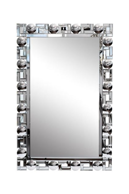 Зеркало 115х75 Garda Decor с зеркальными вставками
