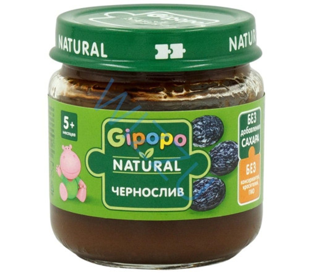 Пюре фруктовое Гипопо чернослив, 80 г