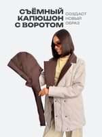Куртка пуховик зимний длинный с капюшоном