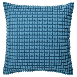 IKEA SVARTPOPPEL (ИКЕА СВАРТПОППЕЛ) - Наволочка, голубая, 65x65 см