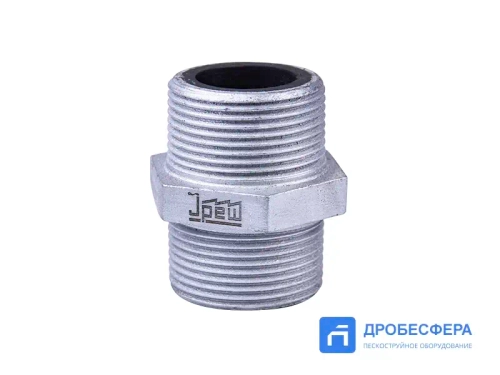 Ниппель 1-1/4" обрезиненный JPEW арт. J204