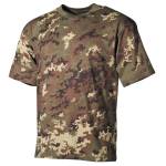 Футболка MFH US T-Shirt, 170g/m², камуфляж - Vegetato