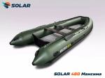 Лодка надувная моторная solar-480 к