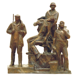 Динес Ю. С. Севастополь 1942 г. Эскиз. Бронза, литьё. Модель 1948 г. 2007