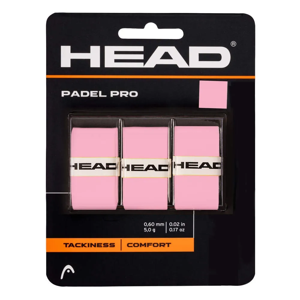 Намотки для падел Head Padel Pro 3P - pink
