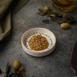 Соусник 70 мл d 9 см h2,5 см блюдо емкость для закусок круглый Oliva By Bone Innovation [6]