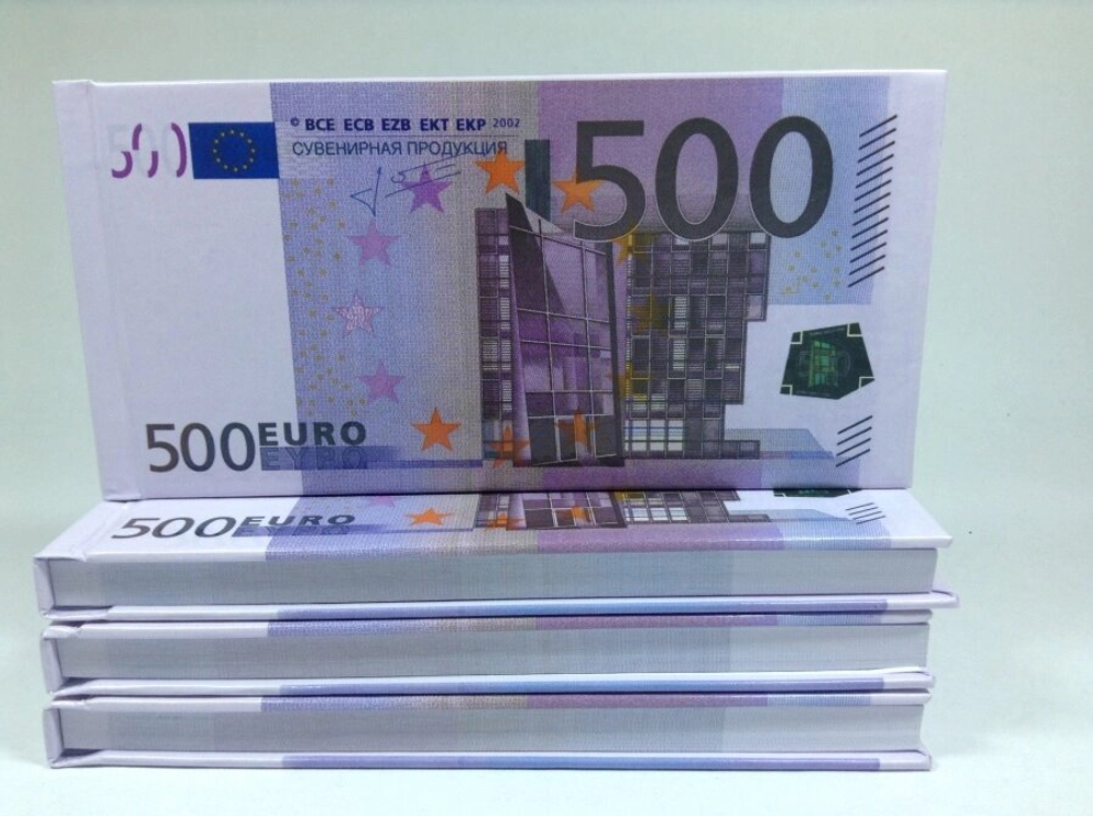 Отрывной блокнот 500 Евро