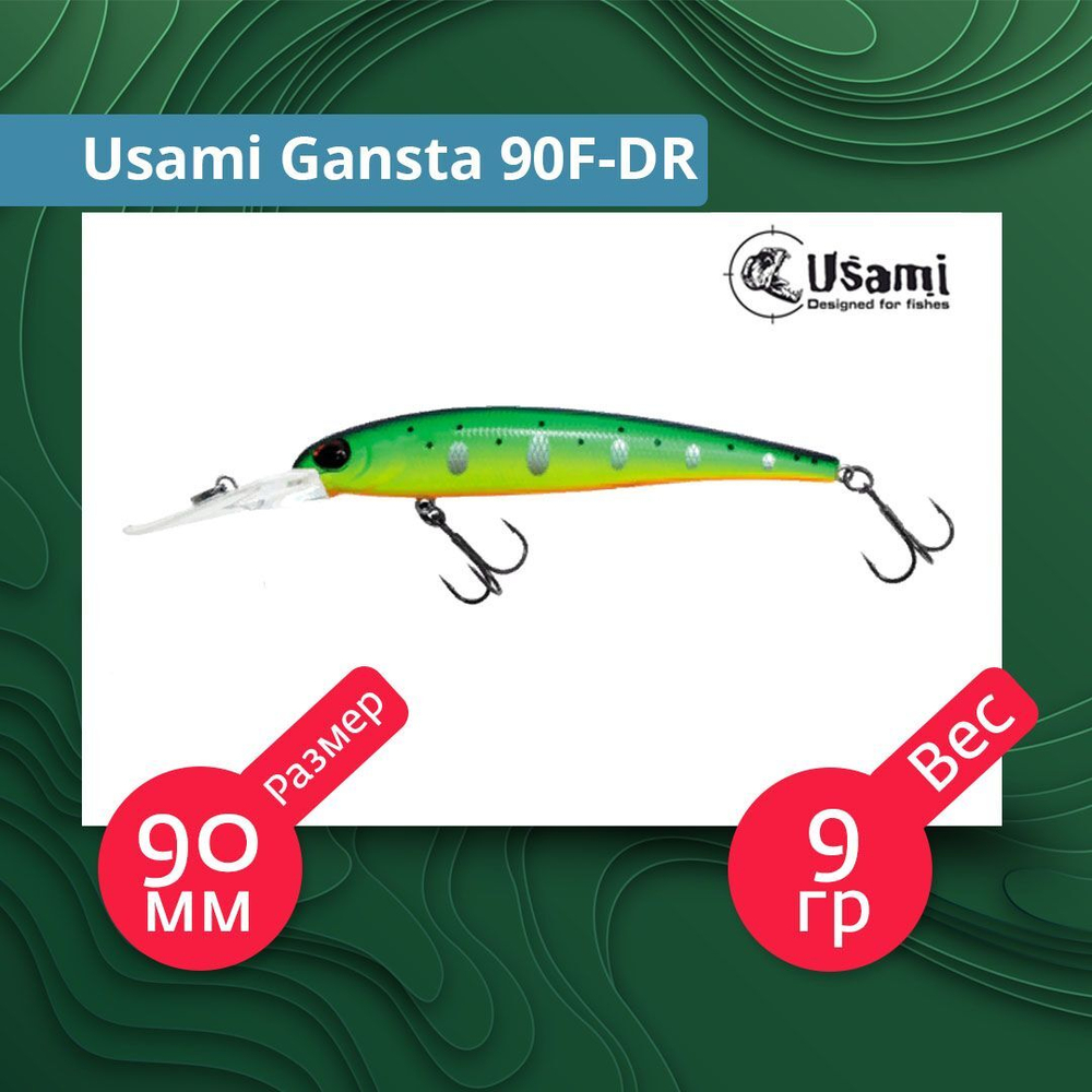Воблер для рыбалки Usami Gansta