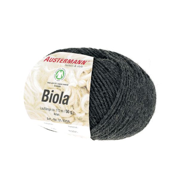 Пряжа Austermann (Аустерманн) Biola / уп.10 мот. по 50 г, 112 м, 12003