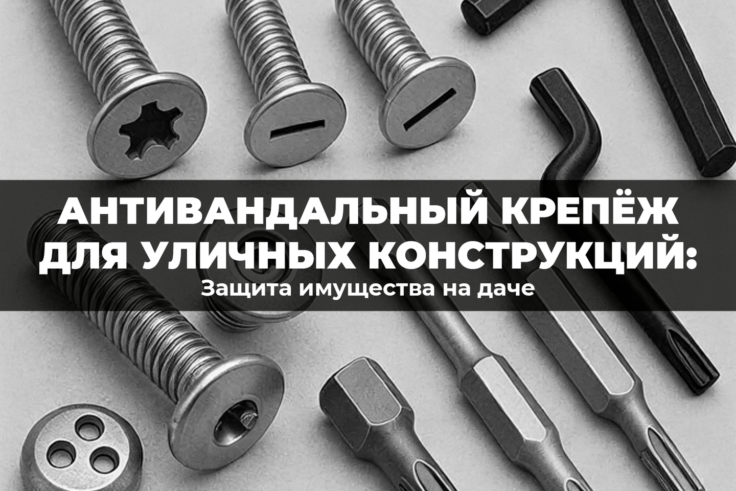 Антивандальный крепеж для уличных конструкций: защита имущества на даче
