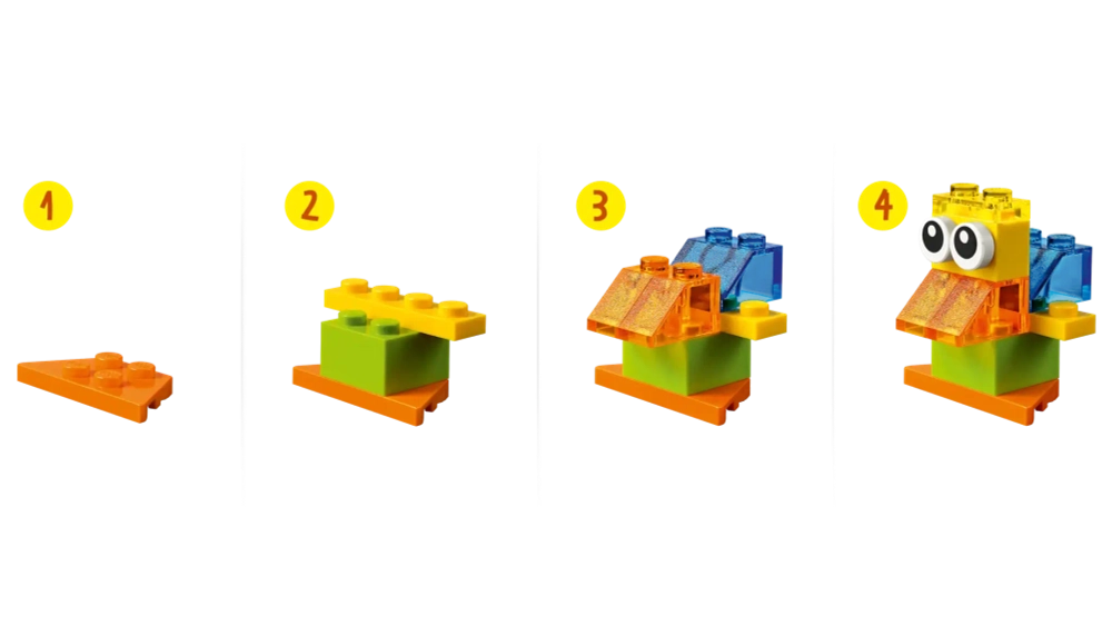 Конструктор LEGO Classic 11013 Набор с прозрачными деталями
