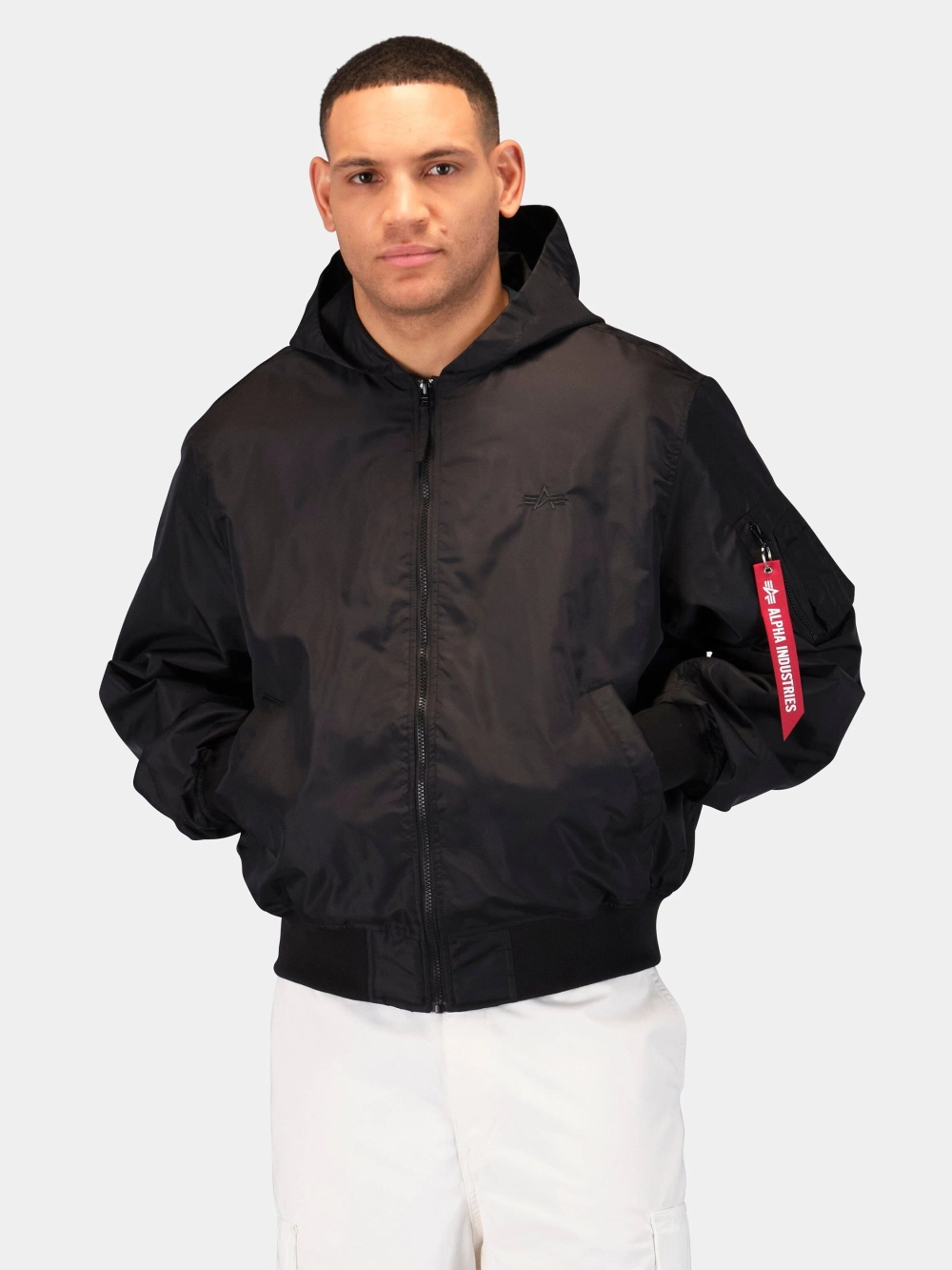 Куртка Alpha Industries Logo L-2B Hooded Hunter - Black