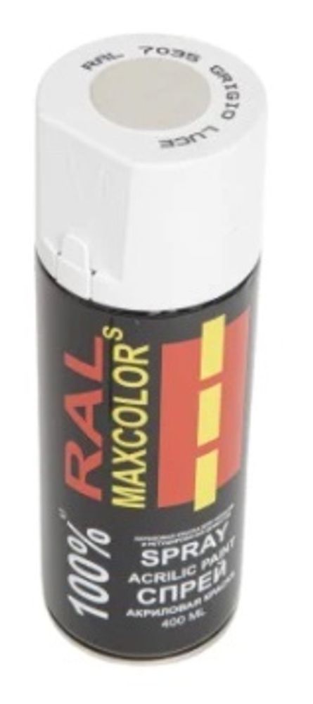 Краска Maxicolors акриловая RAL 7035 Grigio Luce 400 мл
