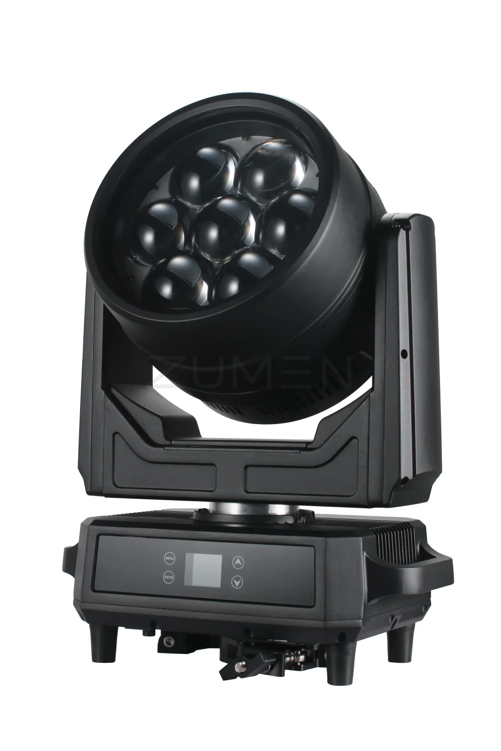 Wash B-EYE MW760-IP — вращающаяся голова 7×60 Вт с RGB-подсветкой и зумом 4°–60° IP65