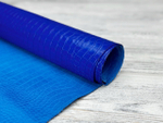 Крокодил цв. Синий / Real Blue, толщ. 0,9-1,1 мм, натуральная кожа