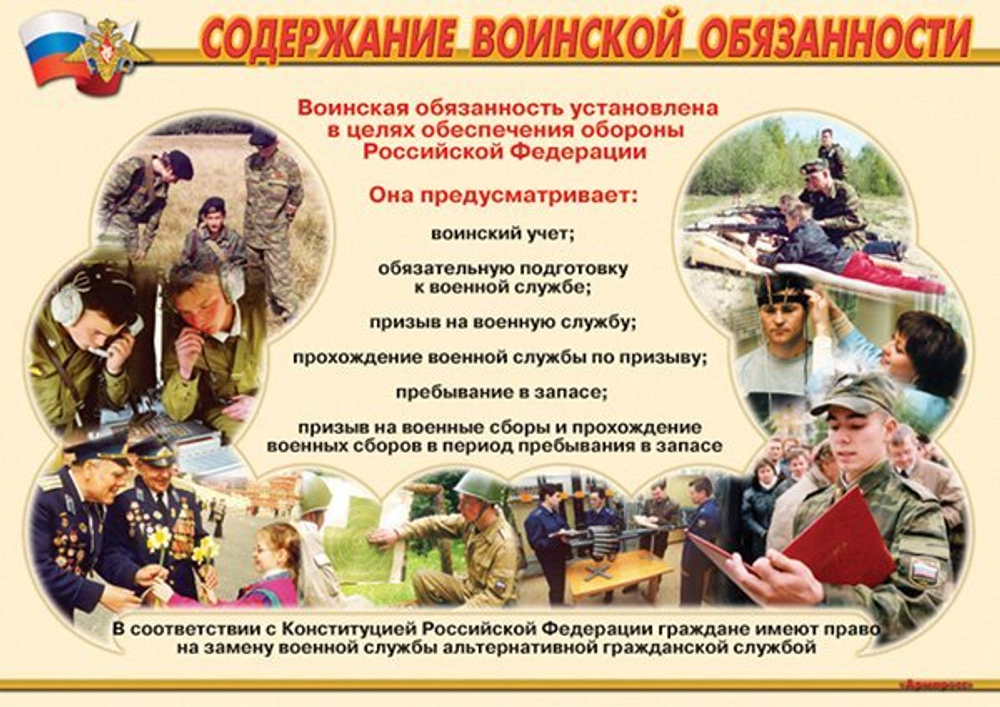 Плакаты "Служу России" (11 пл. А3)