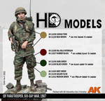 Набор красок AK interactive IDF Uniform Colors Set 3G, 6 красок