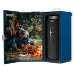 Портативная колонка SVEN PS-280, черный (12 Вт, Waterproof (IPx6), TWS, Bluetooth, FM, USB, microSD, 2400мА*ч)