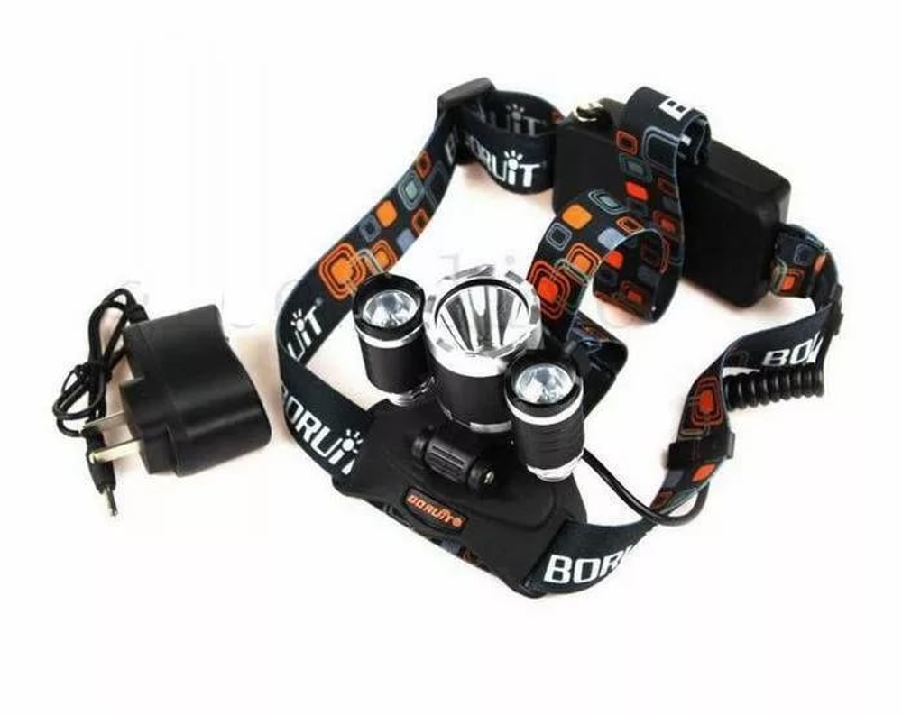 Мощный налобный аккумуляторный фонарь HIGH POWER HEADLAMP 00500012A