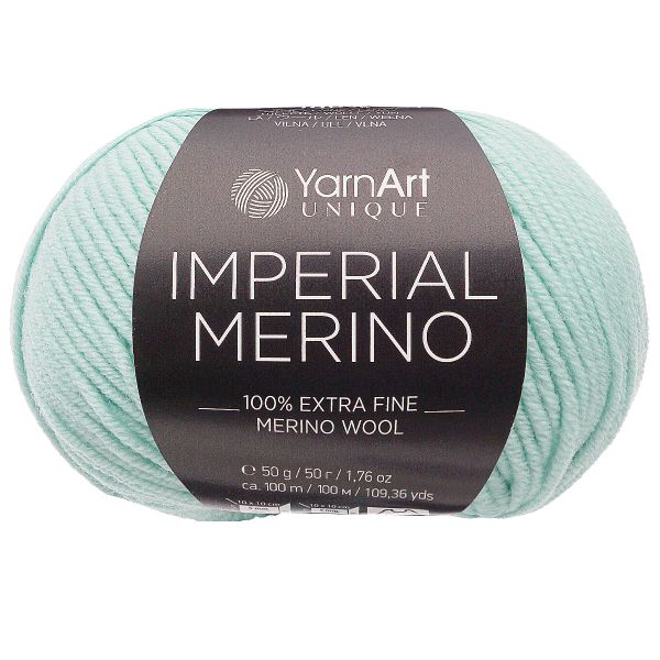 Пряжа YarnArt (ЯрнАрт) Imperial Merino / уп.10 мот. по 50 г, 100 м, 3329 светло-лазурный