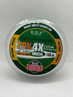 Шнур плетеный Fox Line Green, 0.12mm, 150m суперпрочный, разрывная нагрузка 6,7 кг