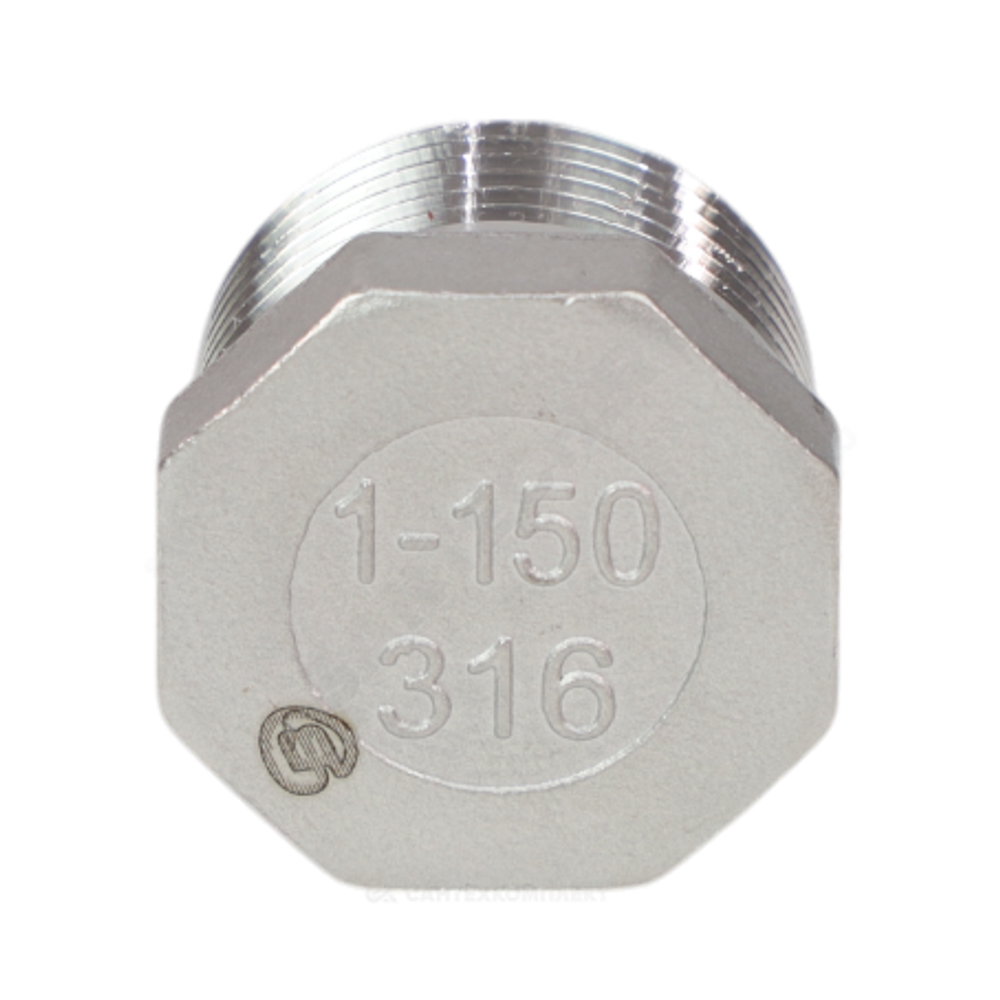 Заглушка сталь нерж Ду 15 (1/2") НР Benarmo