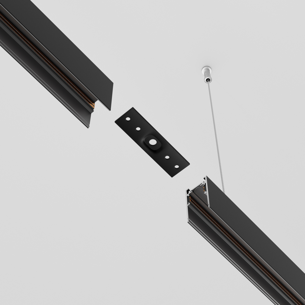 Коннектор прямой накладной Maytoni Exility TRA034C-21B