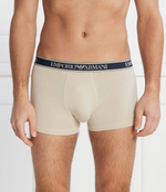 Трусики-боксеры 3шт. Emporio Armani - бежевый(111357 4R717)